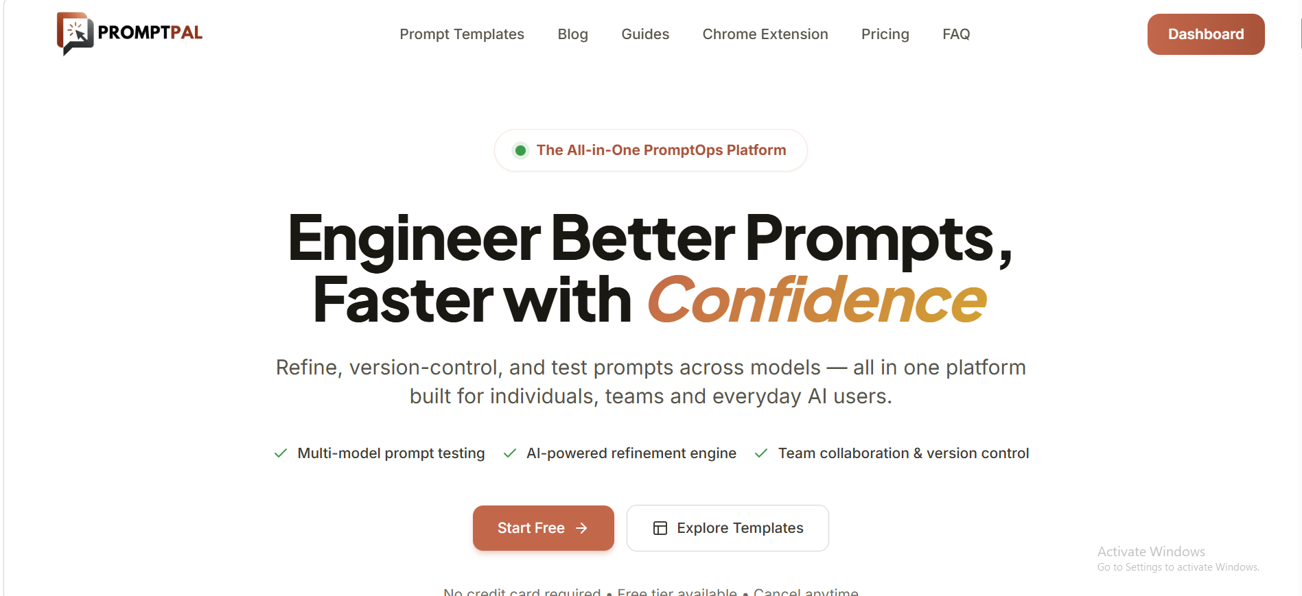 PromptPal interface preview